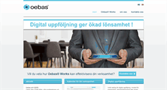 Desktop Screenshot of oebas.se