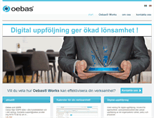 Tablet Screenshot of oebas.se